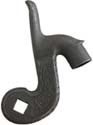 hammer, 1.35" throw, as cast